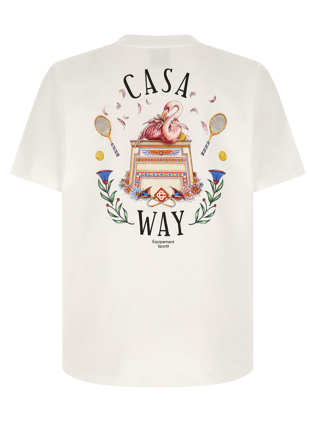 CASABLANCA - T-shirt with 'Casa Way' print