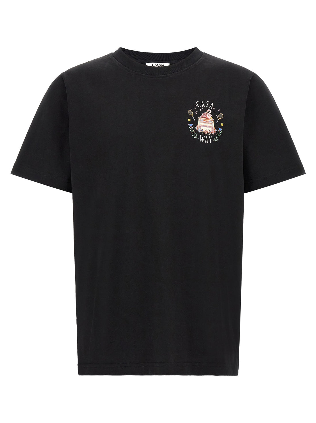 CASABLANCA - T-shirt with 'Casa Way' print Black