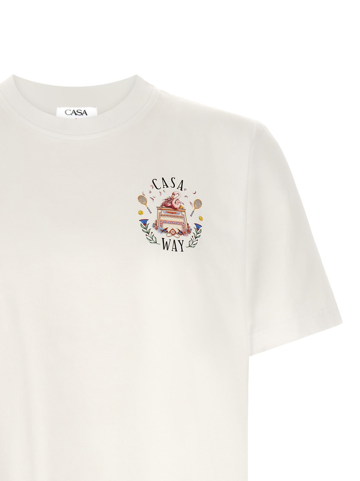 CASABLANCA - T-shirt with 'Casa Way' print