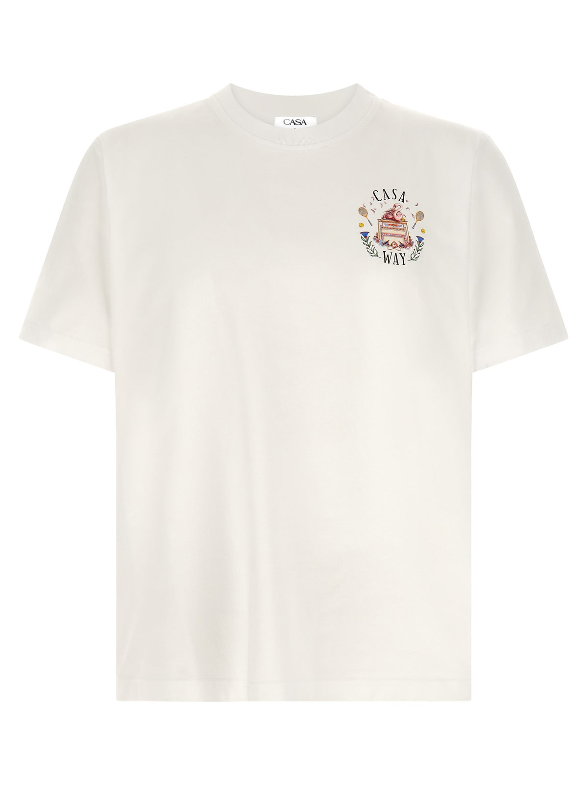 CASABLANCA - T-shirt with 'Casa Way' print White