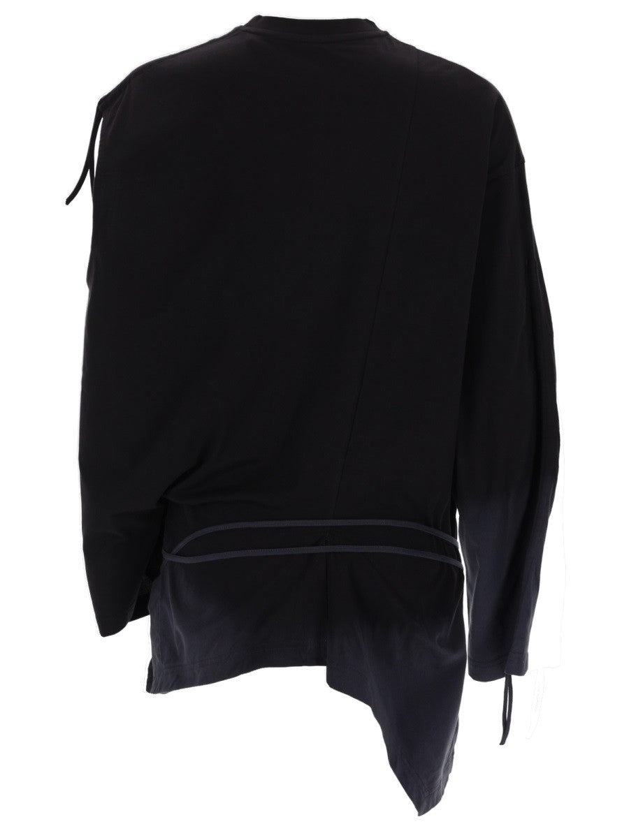 Y - 3 - T-SHIRT WITH CUT-OUT DETAIL