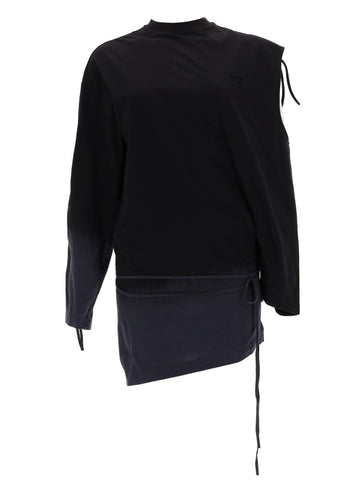 Y - 3 - T-SHIRT WITH CUT-OUT DETAIL