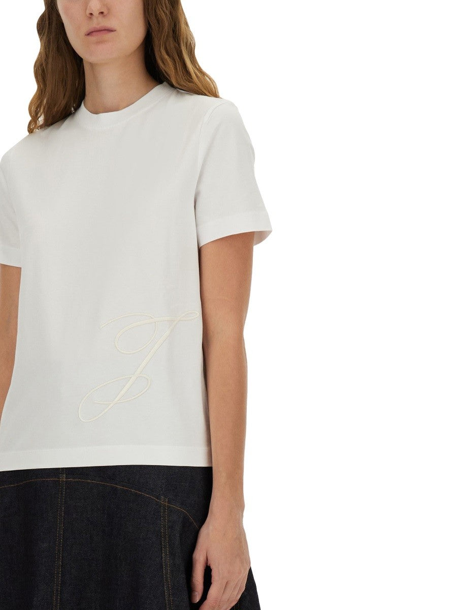 T-SHIRT WITH EMBROIDERED "J"