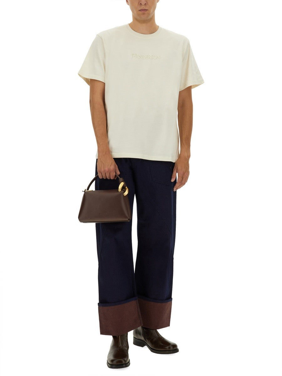 T-SHIRT WITH EMBROIDERED LOGO