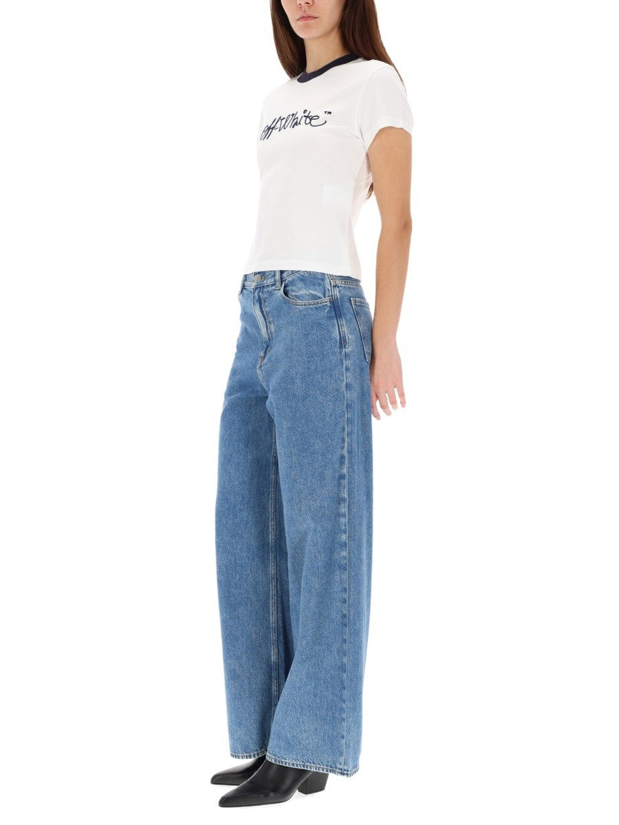 T-SHIRT WITH EMBROIDERED LOGO