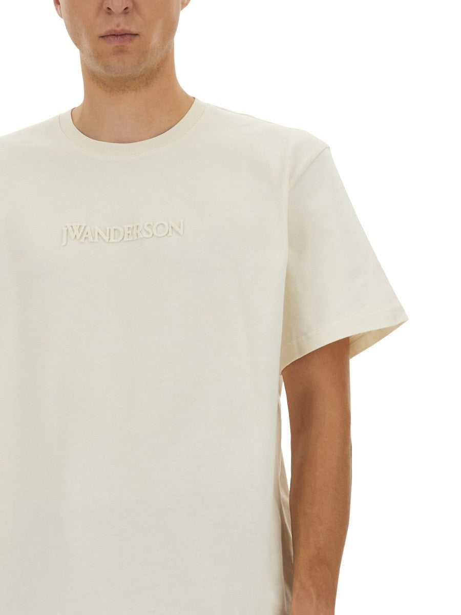 T-SHIRT WITH EMBROIDERED LOGO