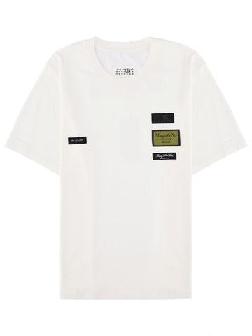 MM6 MAISON MARGIELA MM6 MAISON MARGIELA - T-SHIRT WITH EXTERNAL LABELS