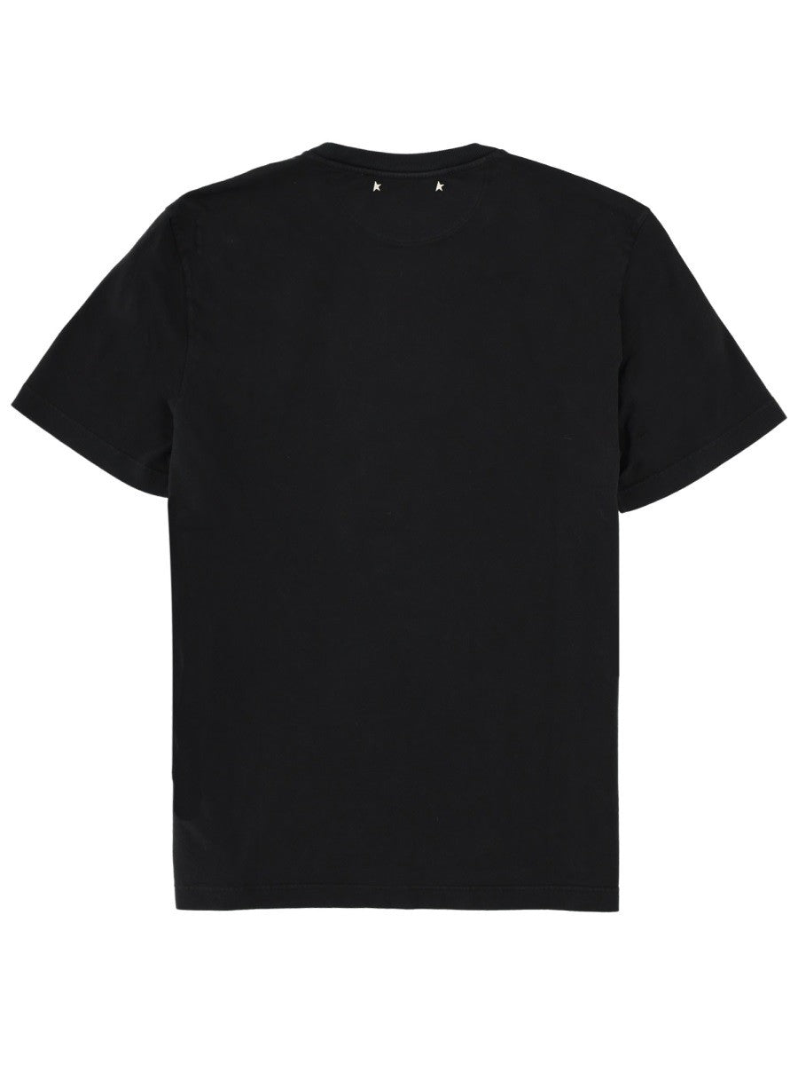 T-SHIRT WITH "FLAG" PRINT