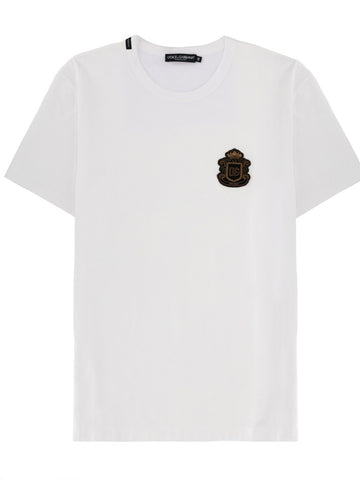 Dolce & Gabbana T-SHIRT WITH HERALDIC LOGO