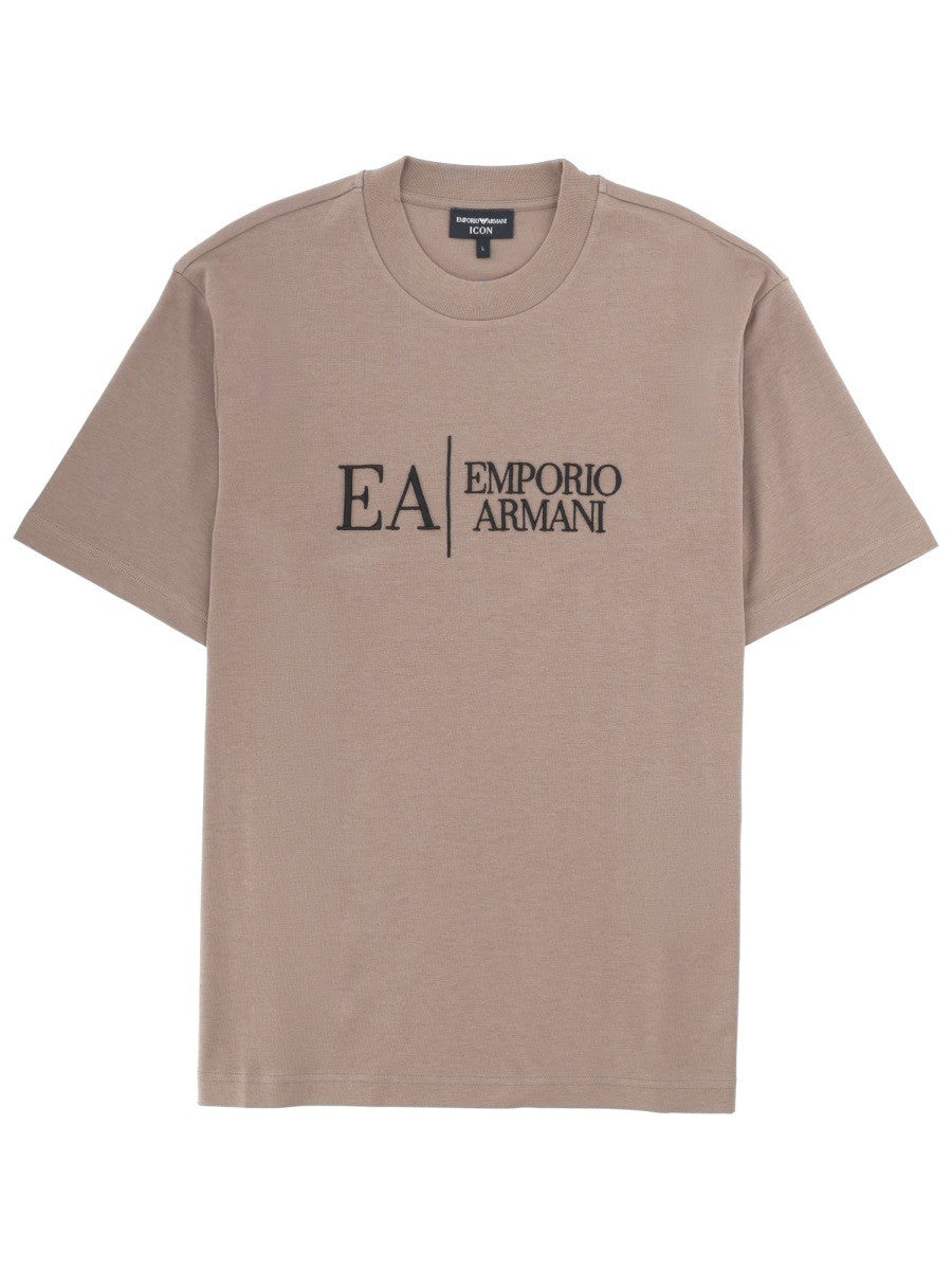 Emporio Armani Emporio Armani - T-SHIRT WITH ICON EMBROIDERY