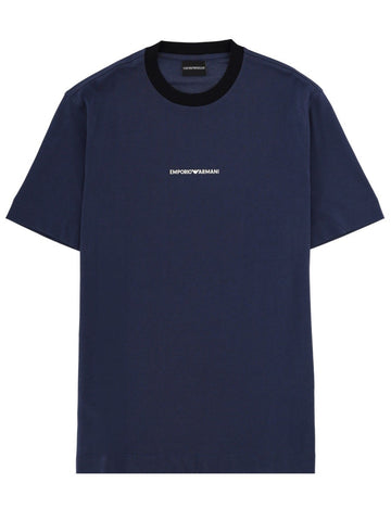 Emporio Armani Emporio Armani - T-SHIRT WITH LOGO AND EMBROIDERY