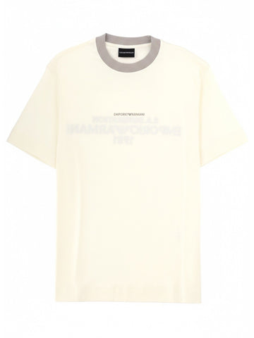 Emporio Armani Emporio Armani - T-SHIRT WITH LOGO AND EMBROIDERY