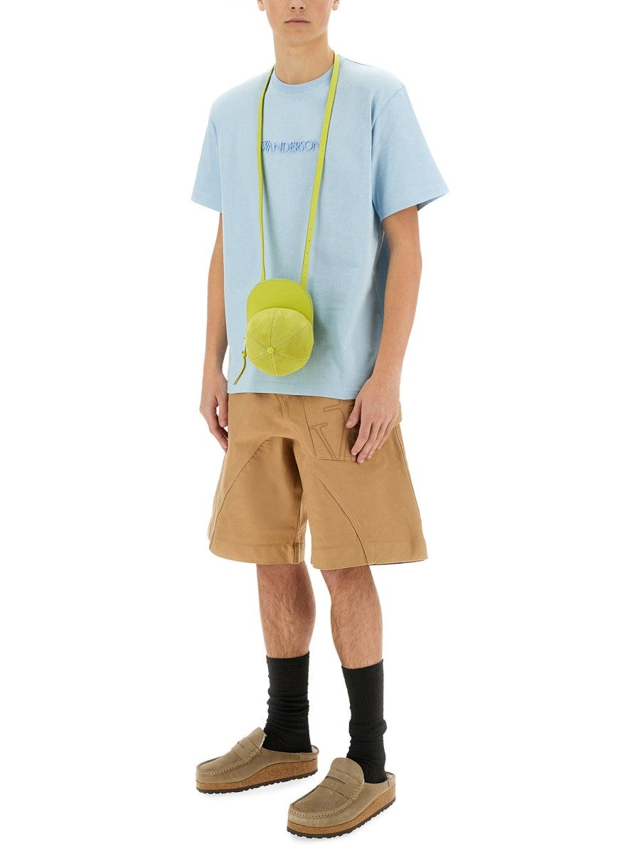 T-SHIRT WITH LOGO EMBROIDERY