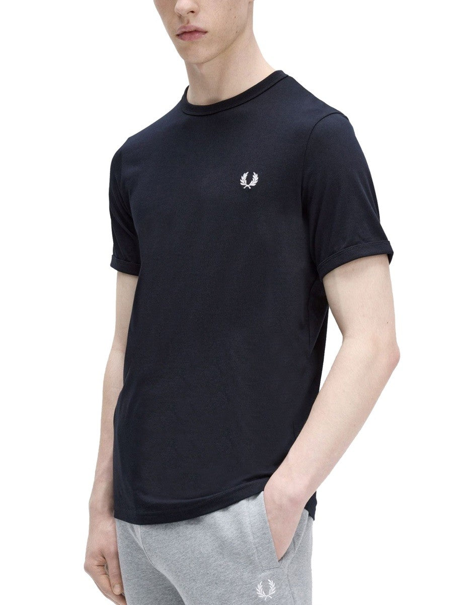 T-SHIRT WITH LOGO EMBROIDERY