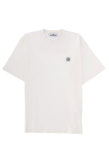 Stone Island T-SHIRT WITH LOGO PATCH