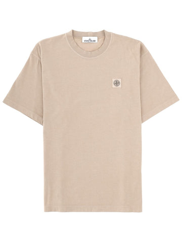 T-SHIRT WITH LOGO PATCH