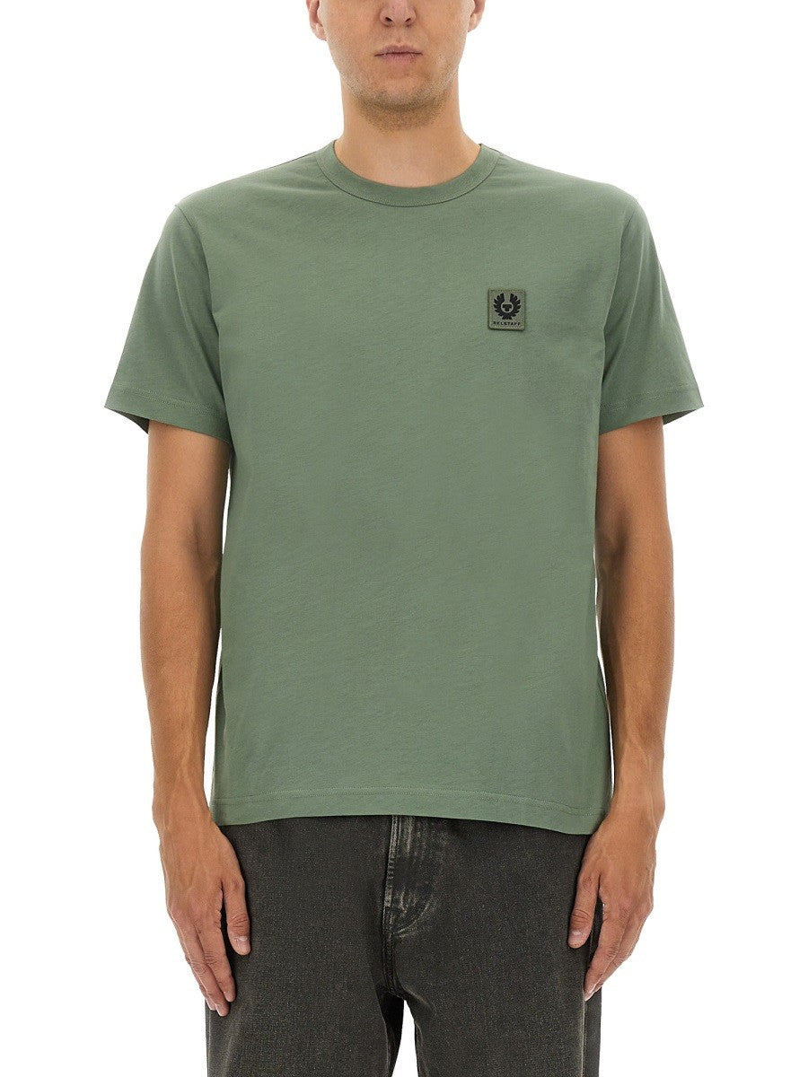 T-SHIRT WITH LOGO PATCH