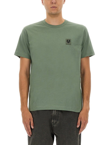 T-SHIRT WITH LOGO PATCH