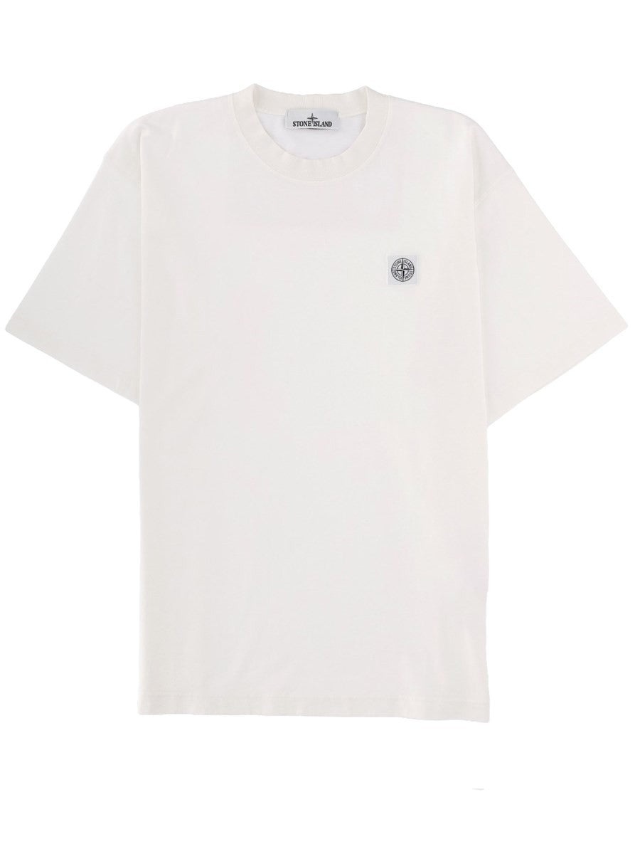 Stone Island Stone Island - T-SHIRT WITH LOGO PATCH