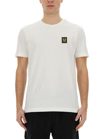 T-SHIRT WITH LOGO PATCH