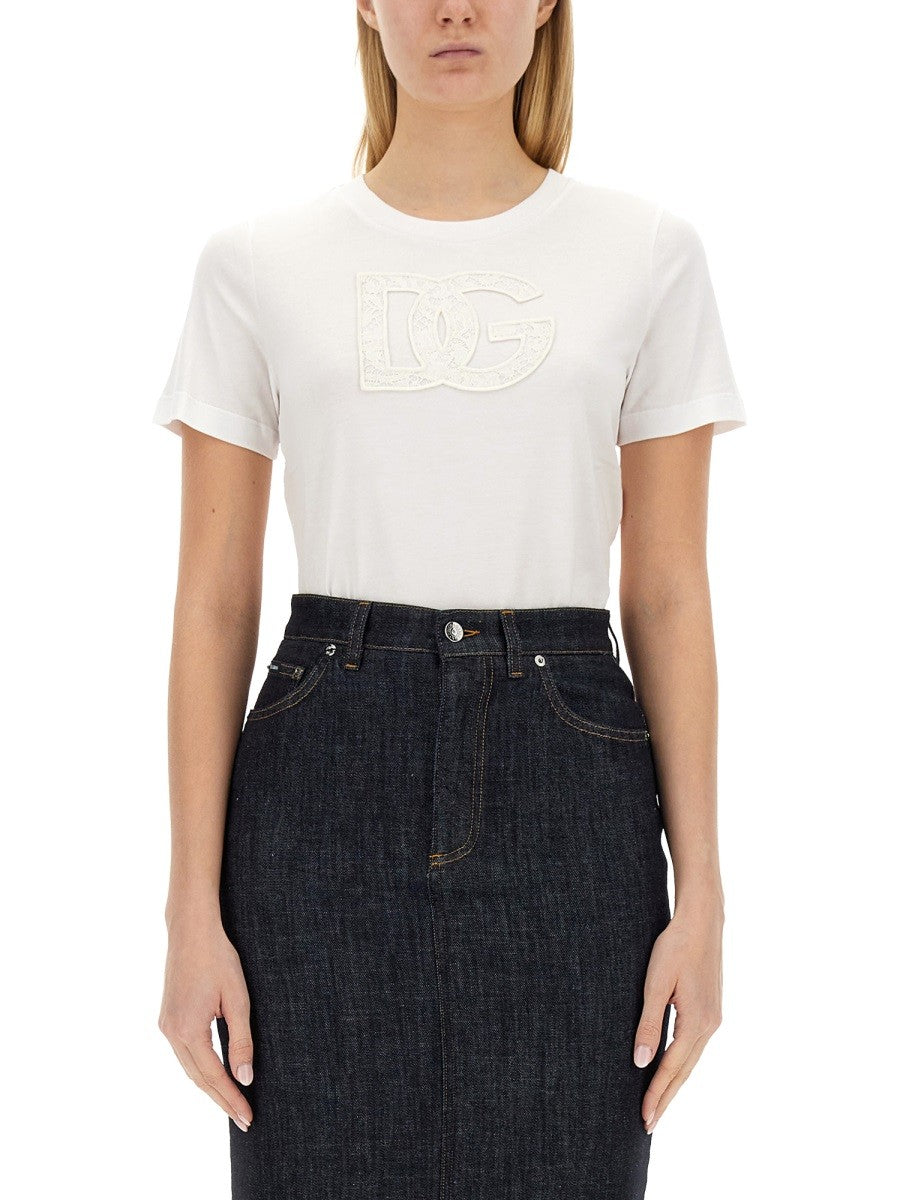 Dolce & Gabbana - T-SHIRT WITH LOGO PATCH t-shirt-with-logo-patch_c1d4fdac-66da-4d05-91e3-b11b47e45b3e