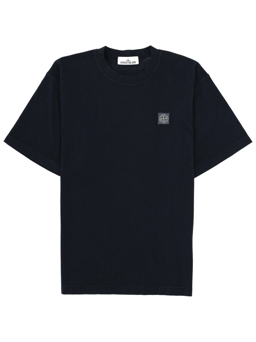 T-SHIRT WITH LOGO PATCH