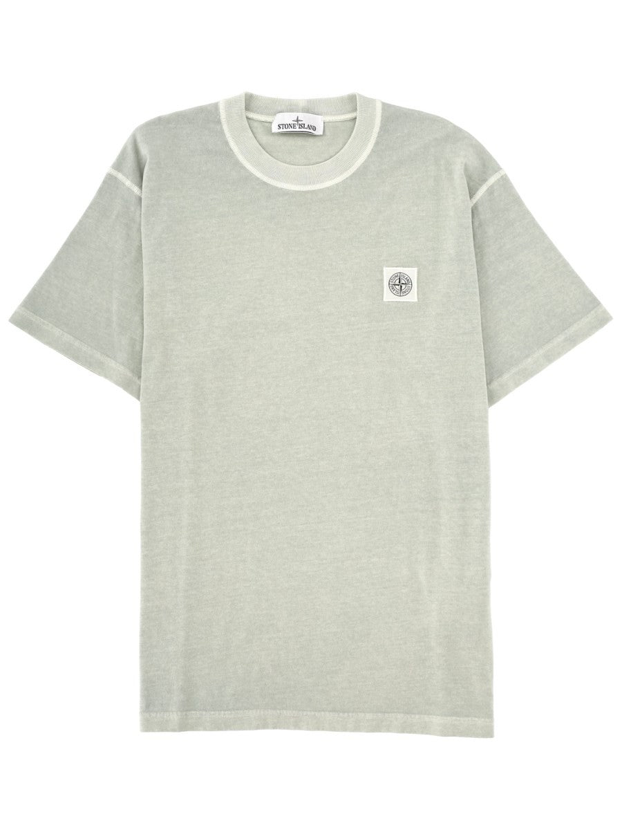 Stone Island - T-SHIRT WITH LOGO PATCH t-shirt-with-logo-patch_e538bdb7-0994-4ccc-a086-b4992b4d08cc