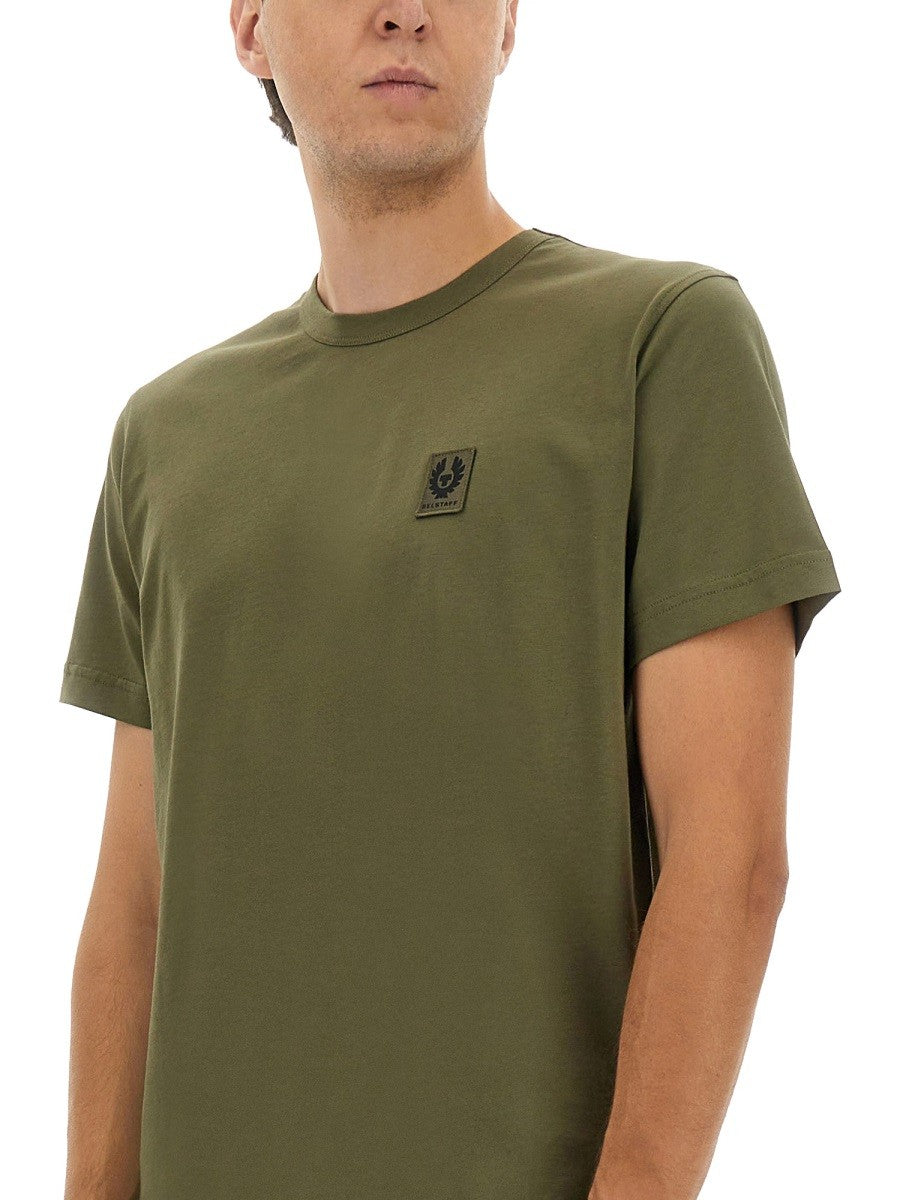 T-SHIRT WITH LOGO PATCH