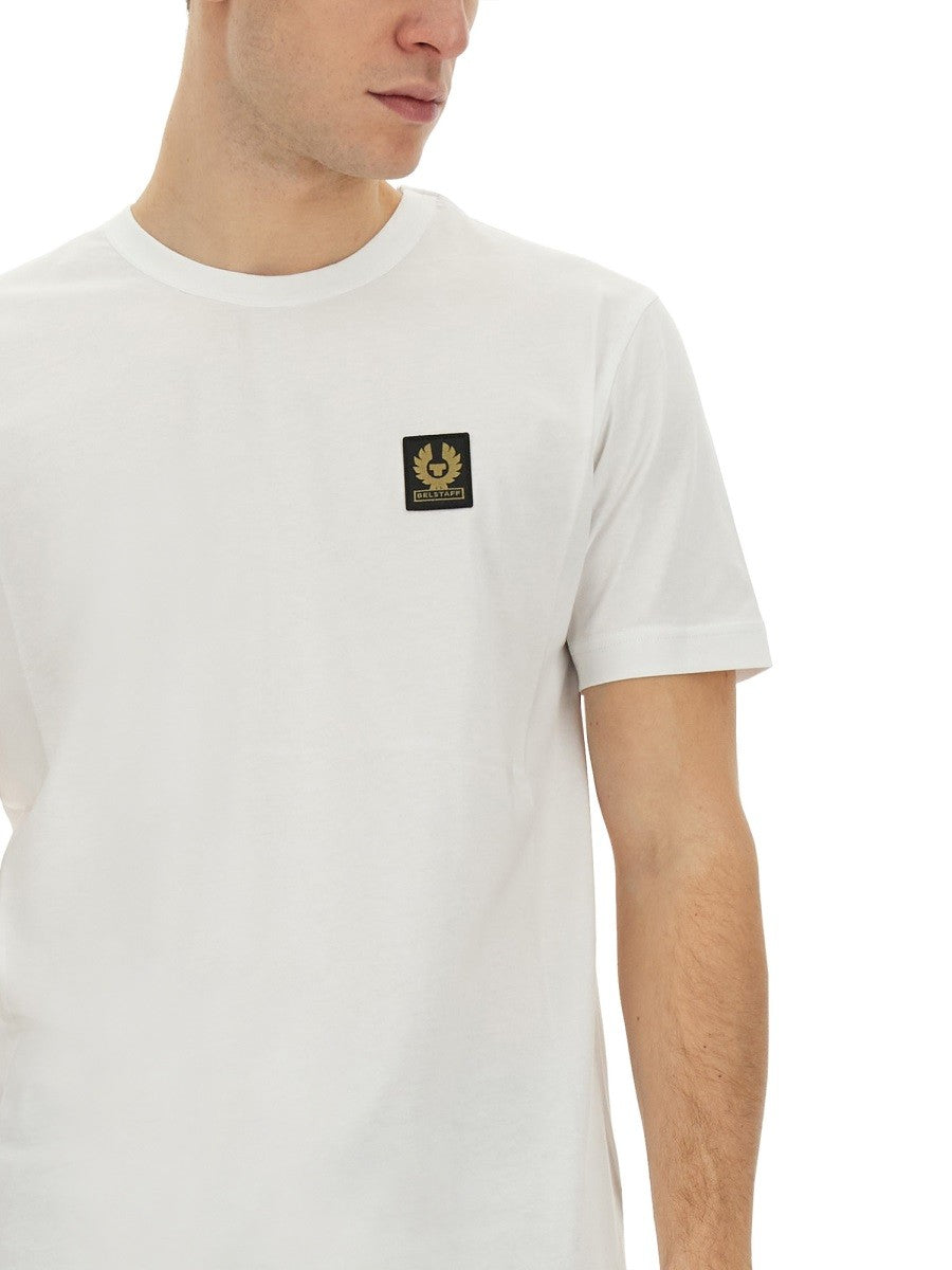 T-SHIRT WITH LOGO PATCH