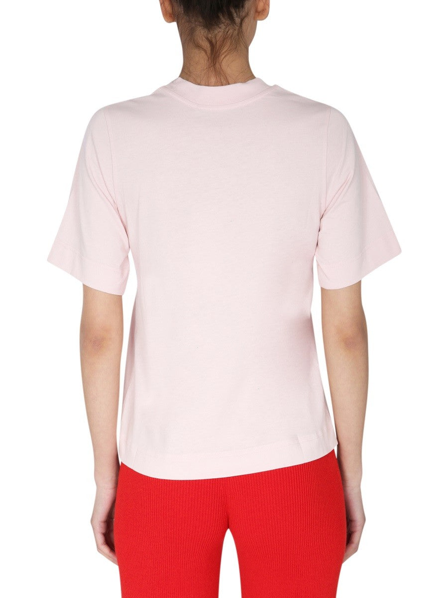 stella mccartney stella mccartney - T-SHIRT WITH LOGO PRINT