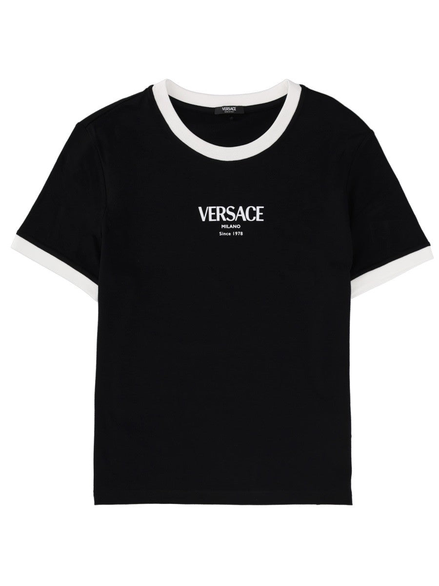 Versace - T-SHIRT WITH LOGO t-shirt-with-logo_1a214fcb-54ce-40f2-8599-db43dbc76f39