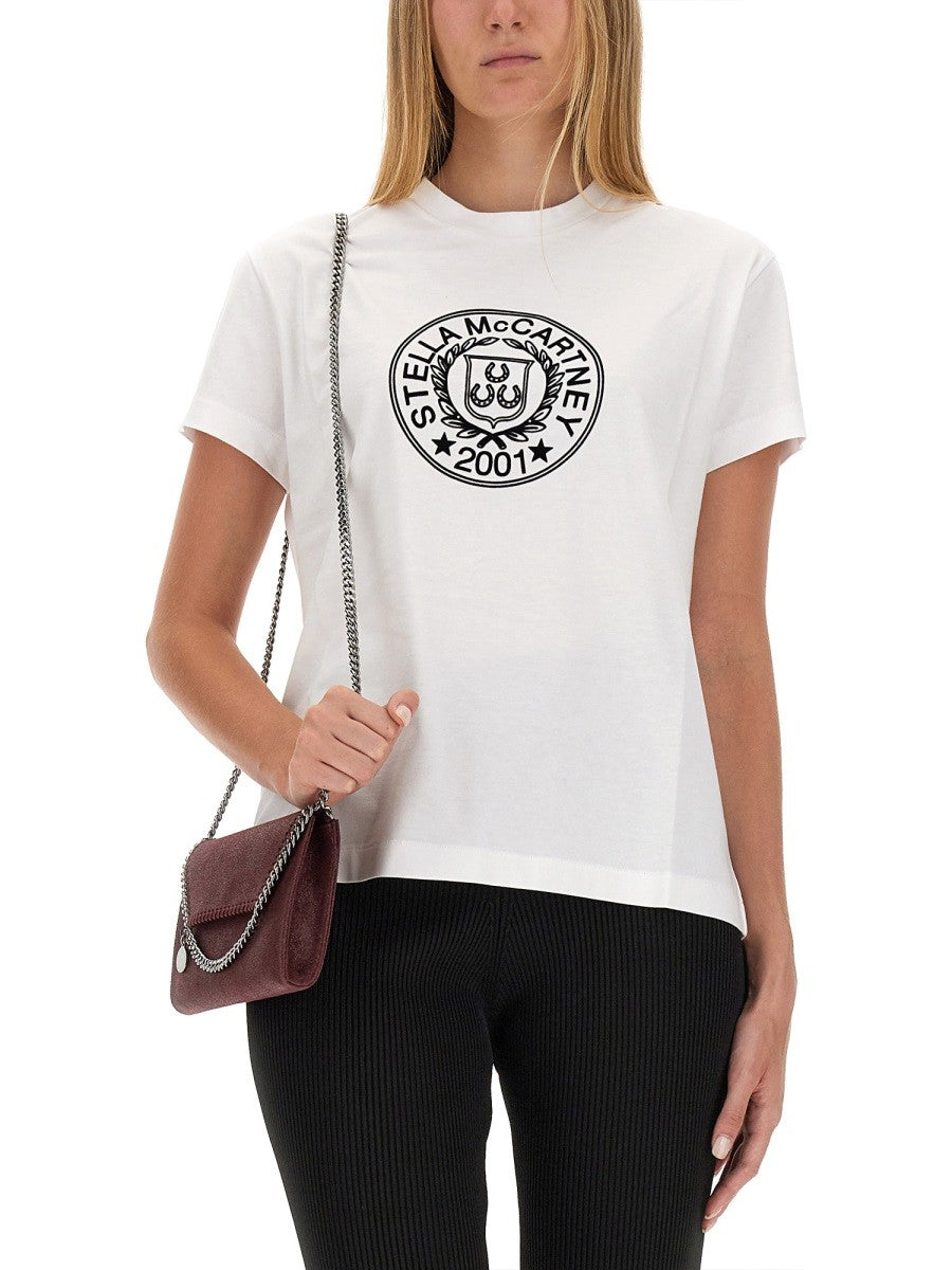 stella mccartney stella mccartney - T-SHIRT WITH LOGO