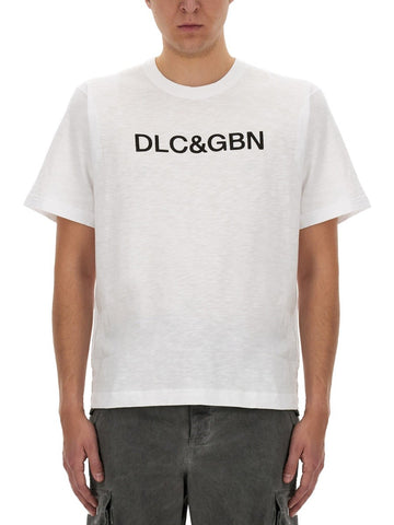 Dolce & Gabbana - T-SHIRT WITH LOGO t-shirt-with-logo_51a50c92-a91a-44ae-9199-c851baecb2ac