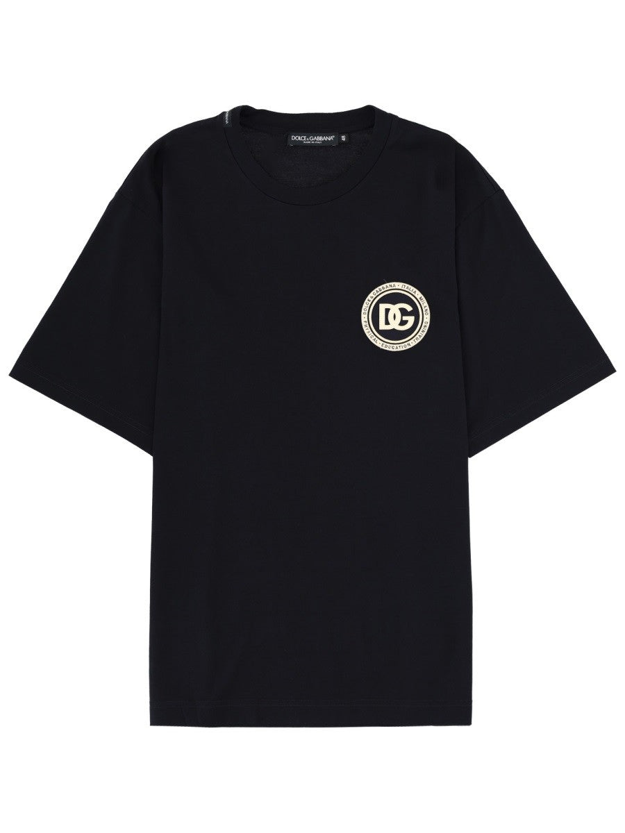 Dolce & Gabbana - T-SHIRT WITH LOGO t-shirt-with-logo_5b949730-b4e1-498f-9607-58715de80cfc