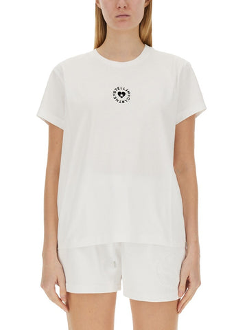 stella mccartney stella mccartney - T-SHIRT WITH LOGO