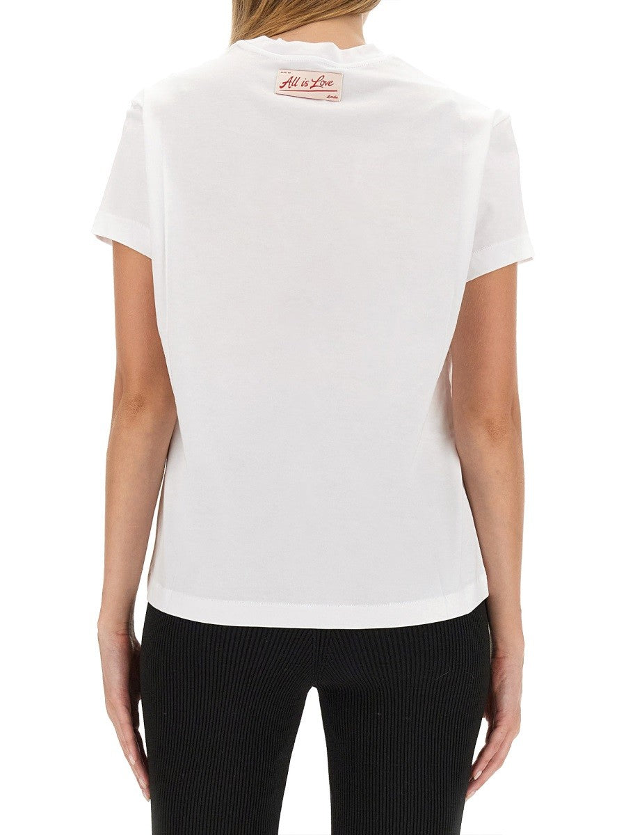 stella mccartney stella mccartney - T-SHIRT WITH LOGO
