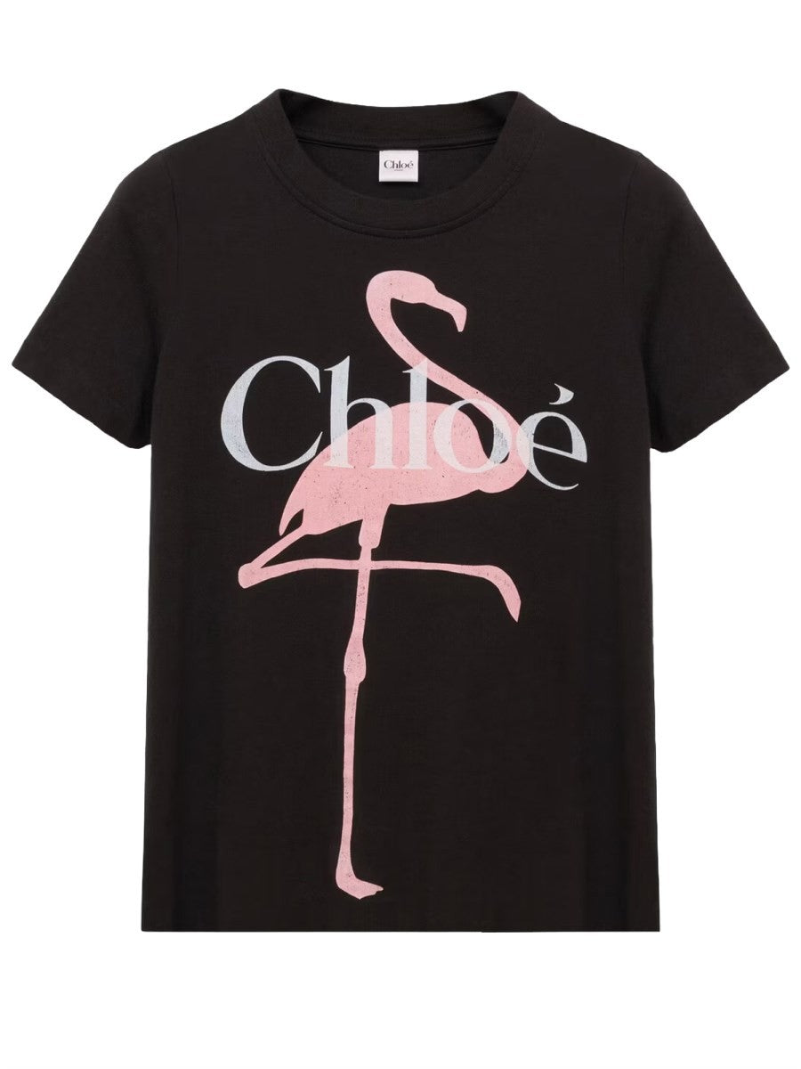 CHLOÉ - T-SHIRT WITH LOGO t-shirt-with-logo_95b65a09-cd82-47b9-a223-1769033db573