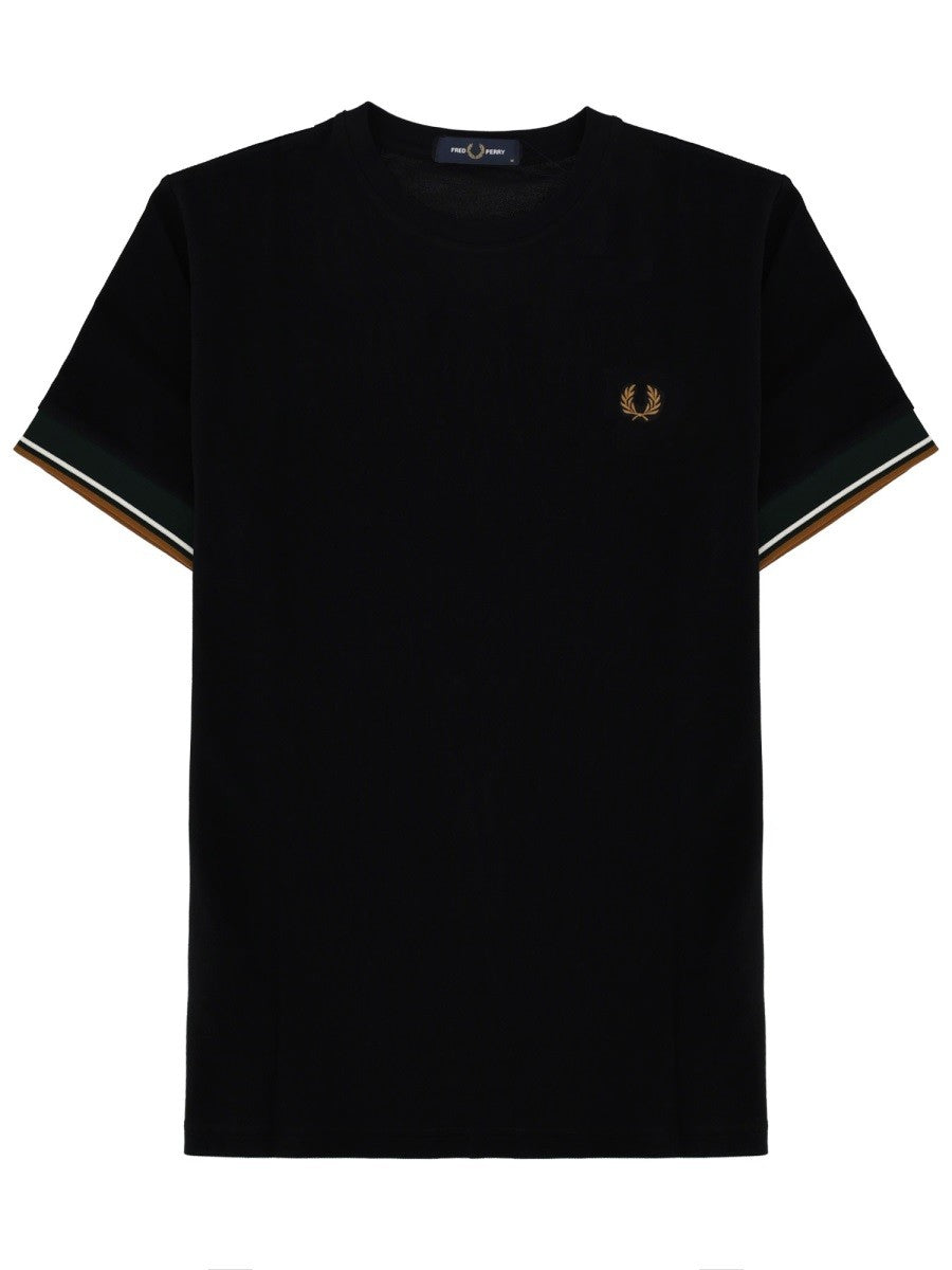 FRED PERRY - T-SHIRT WITH LOGO t-shirt-with-logo_9f7aa6be-b6b3-4532-838a-b39e76853258
