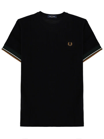 FRED PERRY - T-SHIRT WITH LOGO t-shirt-with-logo_9f7aa6be-b6b3-4532-838a-b39e76853258