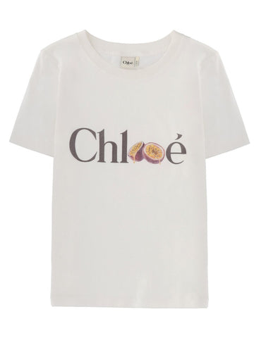 CHLOÉ - T-SHIRT WITH LOGO t-shirt-with-logo_a1d6e2dc-becb-4ebc-8c66-cc855734167c