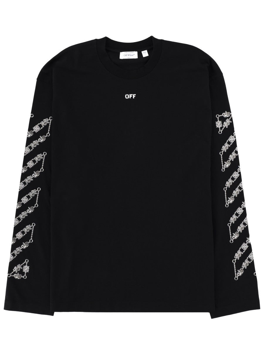 Off White - T-SHIRT WITH LOGO t-shirt-with-logo_c56780d9-3def-44b3-9f2a-0ebf400041d7