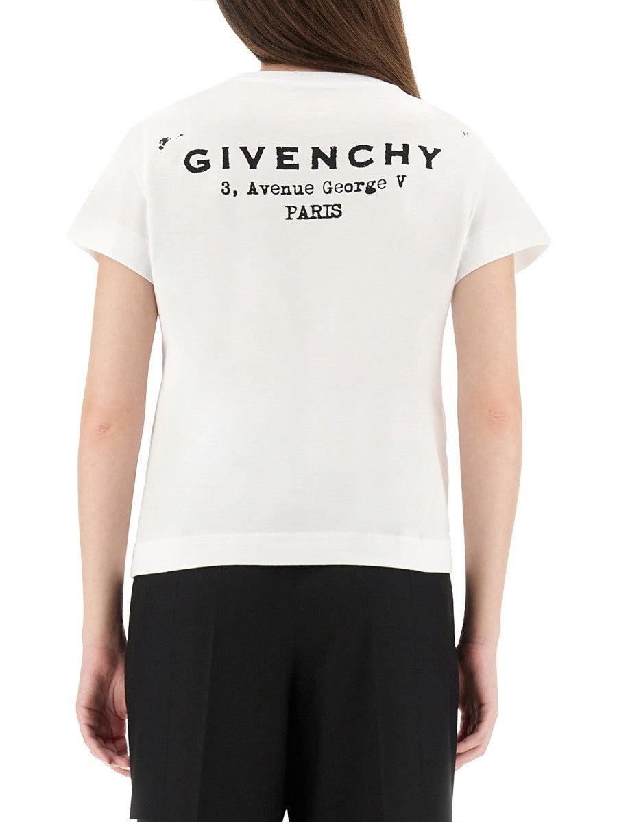 Givenchy - T-SHIRT WITH LOGO t-shirt-with-logo_c7b3de3e-d167-45fe-a635-2571f085d643