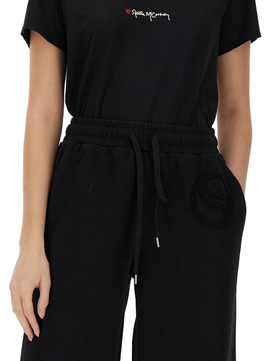 stella mccartney stella mccartney - T-SHIRT WITH LOGO