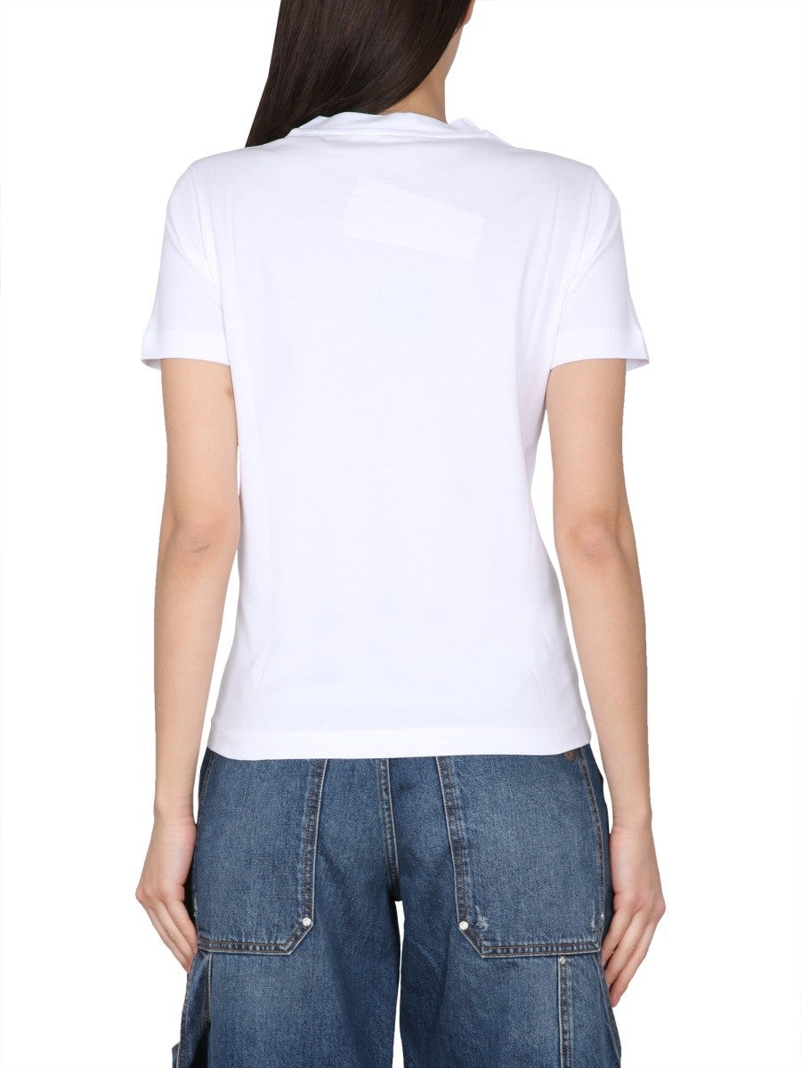 stella mccartney stella mccartney - T-SHIRT WITH LOGO