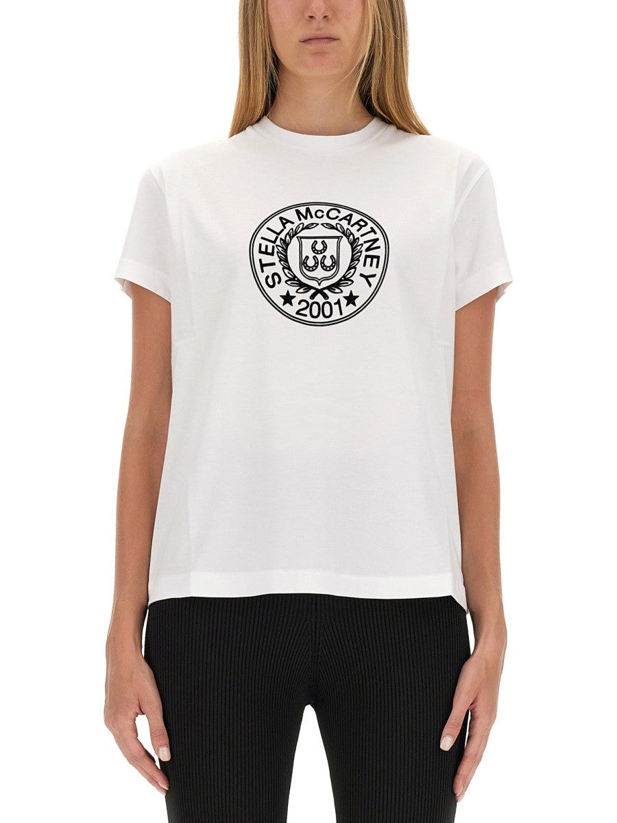 stella mccartney stella mccartney - T-SHIRT WITH LOGO