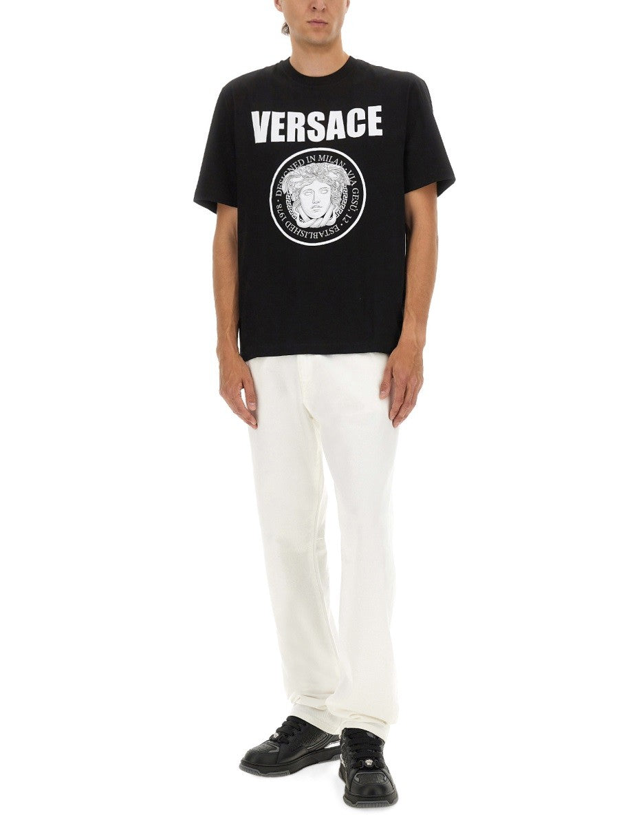 Versace - T-SHIRT WITH LOGO