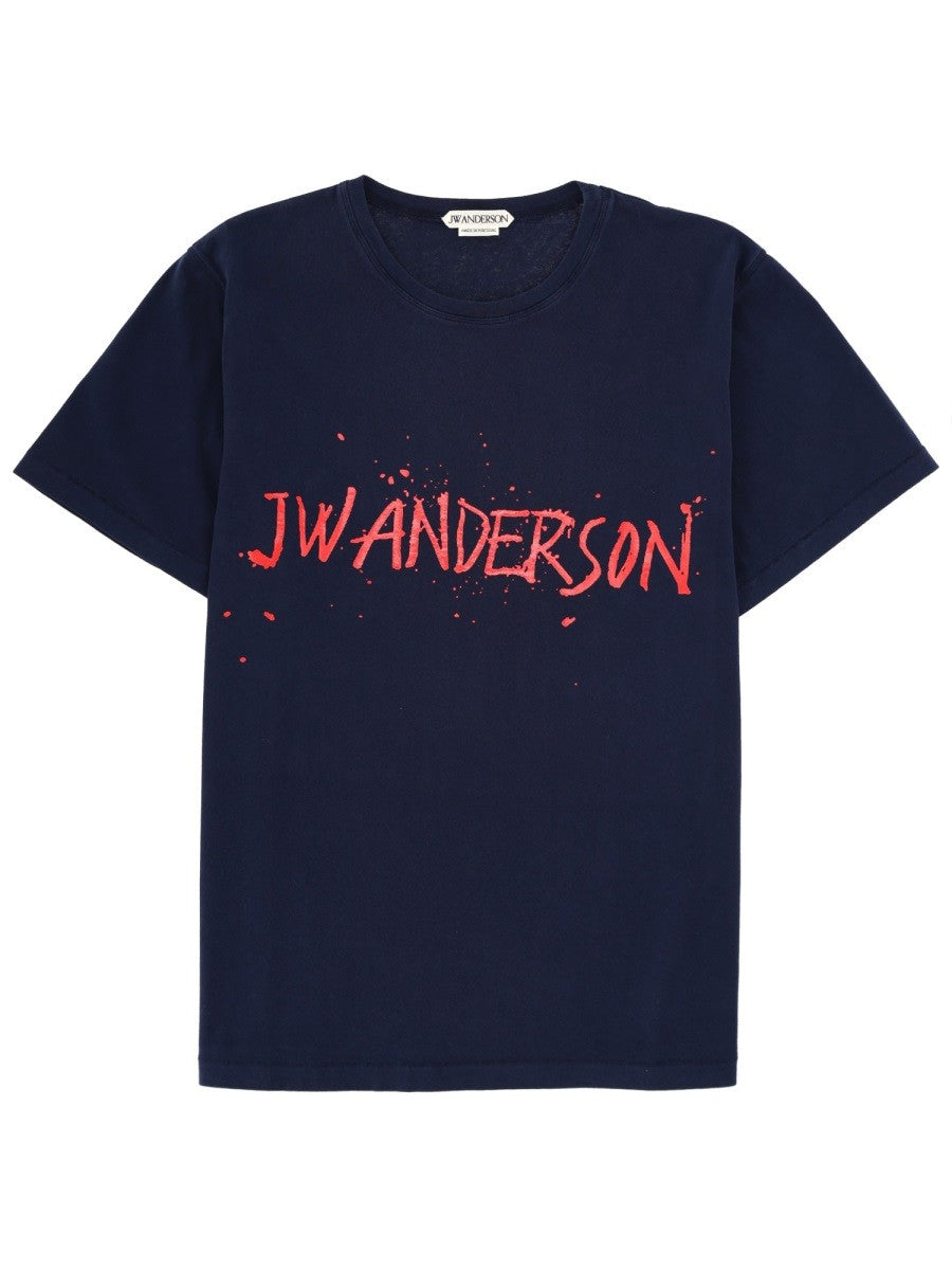jw anderson - T-SHIRT WITH LOGO t-shirt-with-logo_ffd28956-af43-42a4-a248-720d77ecfdc4