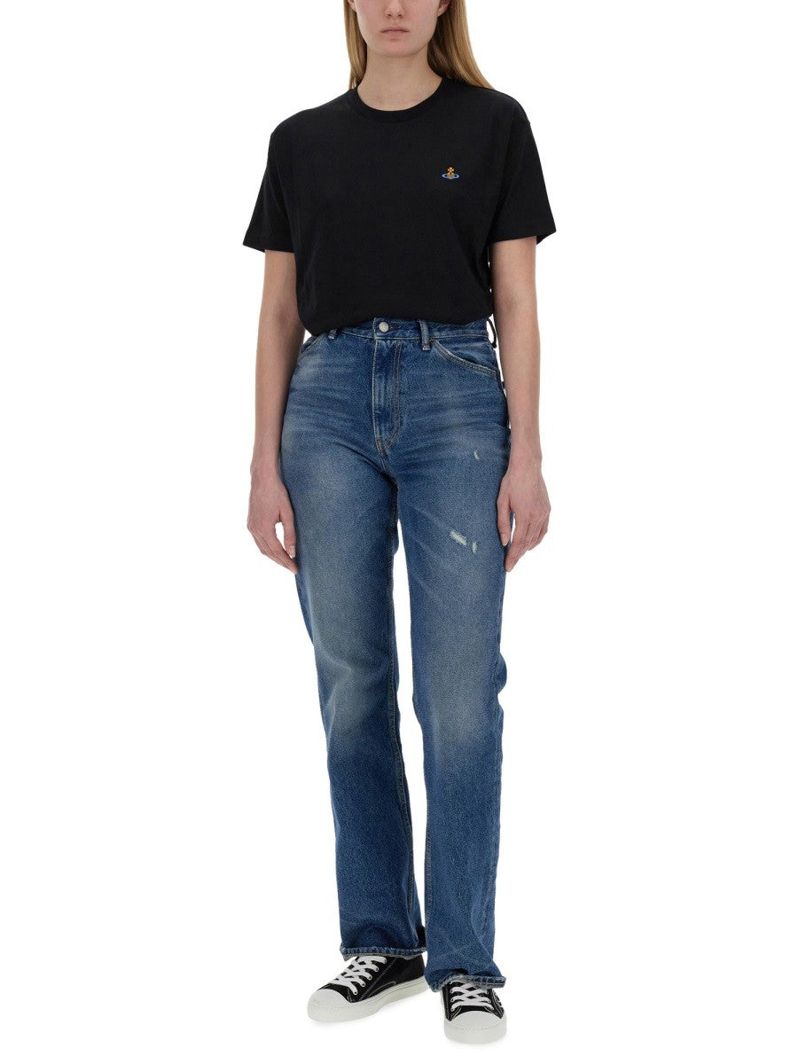 T-SHIRT WITH ORB EMBROIDERY Unisex