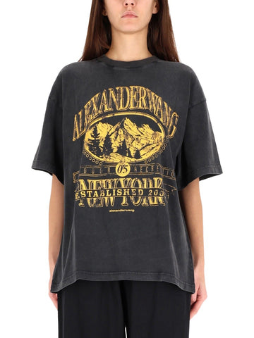 Alexander Wang Printed T-Shirt – Black t-shirt-with-print_06376295-37bd-4962-8d5e-fca8111d10b0