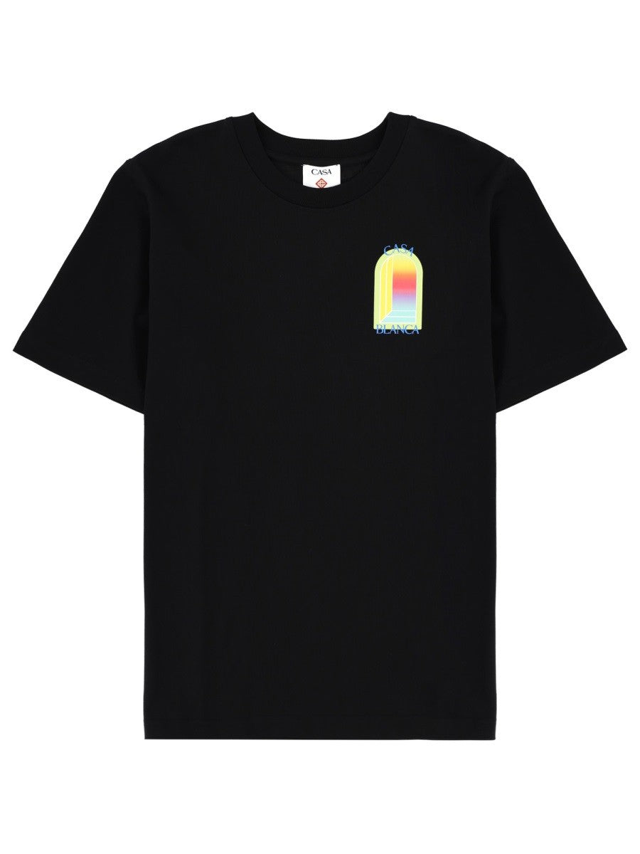 CASABLANCA - T-SHIRT WITH PRINT
